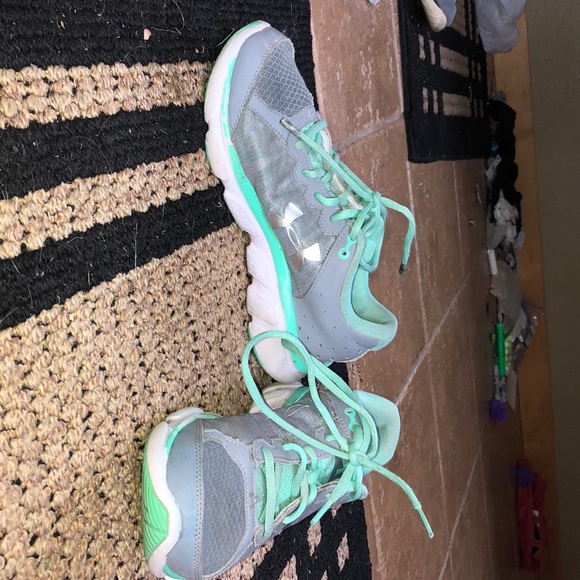 teal under armour shoes